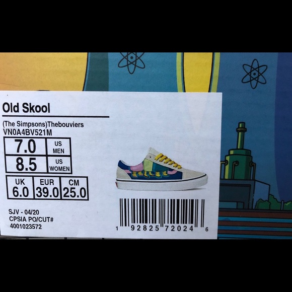 Vans Old Skool (The Simpsons) “Bouviers Sisters” - Picture 7 of 7